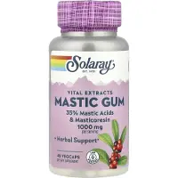 Solaray Mastiksgummi, 1 000 mg, 45 vegetabiliska kapslar (500 mg per kapsel)