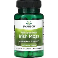 Swanson Health , Full Spectrum Irish Moss, 400 mg, 60 Kapslar