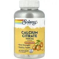 Solaray Kalciumcitrat 1000 Mg Apelsin 60 Enheter
