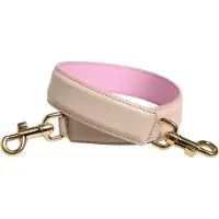 Dolce&Gabbana Beige Rosa Läder Handväska Tillbehör Axelrem