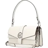 Michael Kors Vit Läderhandväska