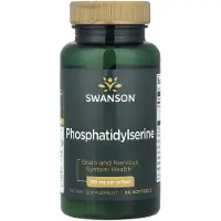 Swanson Health , Fosfatidylserin, 100 mg, 90 mjuka kapslar