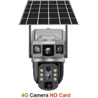 VStarcam 12MP 6K Solardriven 4G IP-kamera CCTV Övervakning 10X Digital Zoom Utomhus Vattentät Monitor PIR Rörelsedetektering Mörkersyn V380-kamera 4G cam