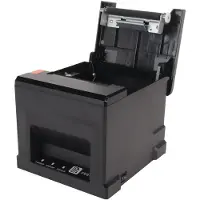 Honor Electronics Termisk POS-skrivare USB Ethernet-gränssnitt 80 mm USB Termisk kvittoskrivare med automatisk skärare black