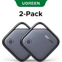 UGREEN SmartTag smart lokaliseringskrok modell CM816 svart FMN-certifierad knappcellsbatteri standby-tid på 24 månader svart