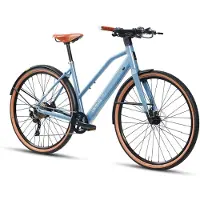 DERUIZ Turmali-Premium s E-Bike - 28-Inch, 58cm Frame, 360Wh Battery s blå