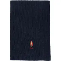 Ralph Lauren Pc1300 433 Holiday Bear Stickad Halsduk PC1300-433