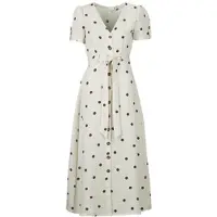Vero Moda Långklänningar VMJOAN S/S 7/8 SHIRT DRESS kvinnor - Beige - EU S