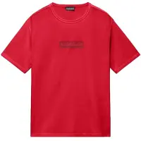 Napapijri New Box Logo T-shirt Med Korta ärmar