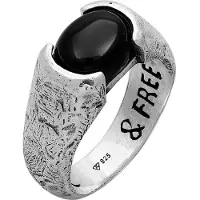 Haze&Glory Ring 'Liberty' svart / silver