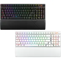 Asus ROG Strix Scope II 96 trådlöst gamingtangentbord, vit