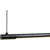 Loom Design Pendellampa Straw 200, dimbar, Svart, Vardagsrum / matsal, Aluminium / grå / zink, Modern