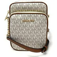 Michael Kors Jet Set Travel Signature Medium Logo Chain Crossbody Flygväskan