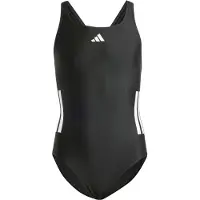 Adidas Baddräkt - 3S BLD - Svart m. Logo - - 8 år (128) - Badkläder