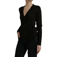 Dolce&Gabbana Wrap Stickad Topp Tsh84349