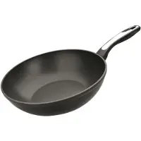 Ibili - Wok Induplus, 28 cm, Aluminium, Non vidhäftande, Kompatibel med induktion