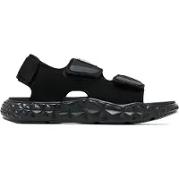 EA7 unisex. 7X000667_AF23654 Water Kombat Sandaler svart (41), Tyg, Karta, Kardborreband, Casual, Strandkläder