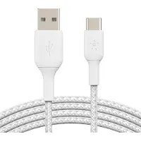 Belkin Boost Charge Flätad Usb-a Till Usb-c-kabel 2m