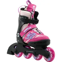 K2 Rullskridskor - Lumi Pro - Rosa - Inlines - - 32/37 - Rullskridskor