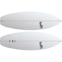 Buster C Type Riversurfboard white, 5'4