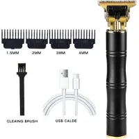24hShop Herzberg hårtrimmer med USB-C – Svart