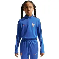 Nike Frankrike Träningströja Dri-FIT Strike Drill VM 2026 - Blå/Blå/Metallisk koppar Barn - , storlek XS: 122-128 cm