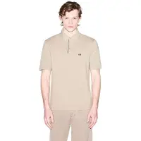 Armani Exchange för män. XM002067AF10366U6229 Poloinsats beige (S), Casual, Bomull, Kort ärm