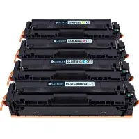 G&G Toner Ersätter Canon, HP 201X, 045H Kompatibel Svart, Cyan, Magenta, Gul GS-H201X-4P