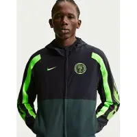 Nike Nigeria Track Top Dri-FIT Energy Woven - Svart/Grön/Grön - , storlek Small
