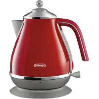 De'Longhi De’Longhi KBOC2001.R, 1,7 l, 2000 W, Röd, Rostfritt stål, Vattennivå indikator, Filtrering