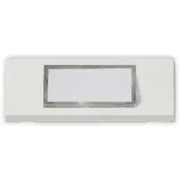 Heidemann 70060 Klockplatta med namnskylt 1x Renvit 24 V/1 A