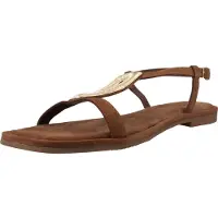 Carmela för kvinnor. 16329001-CAMEL Sandaler i läder 163290 brun (37), Hud, Karta, Spänne, Casual, Klassisk