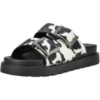 Buffalo Raya Ari Kvinnors Svarta Sandaler