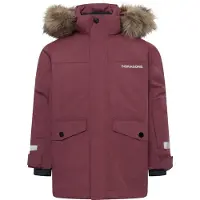 Didriksons Kids' Bjärven Parka 4 Anemon Red
