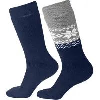 Gridarmor Unisex Alpacka Wool Heritage Socks 2-pack Navy Blazer