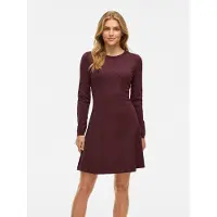 Vila Klänning 'VIComfy' aubergine