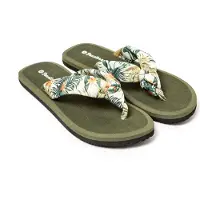 Brasileras Hibiscus Nudo Flip-flops