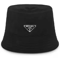 Prada Nylon Triangle Logo Bucket Hat 2hc137 2dmi F0002 2HC137 2DMI F0002 (S)