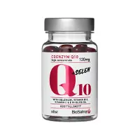 BioSalma Q10 Coenzyme 120mg + selen 60 kapslar