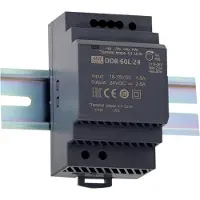 MEAN WELL DDR-60L-24 DIN-skena DC/DC-omvandlare 24 V/DC 2.5 A 60 W Antal utgångar:1 x Innehåll 1 st