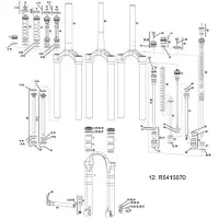 RockShox Mo-co Lyrik Fjärrstyrd Dämpare