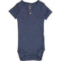 Name it Body k/ä - Rib - Noos - NbmKab - Vintage Indigo/Melange - - 62 - Body K/Ä
