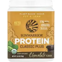 Sun Warrior , Classic Plus Protein, Choklad, 13,2 oz (375 g)