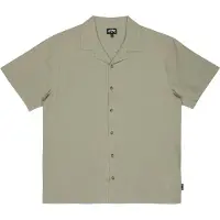 Billabong - Skjortor - Vacay Linen SS Shirt Moss Green för UnisexBomull - Storlek M - Grön