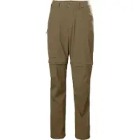 Helly Hansen W Elv Light Zip Off, outdoorbyxor, Dam, Bedrock