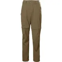 Helly Hansen W Elv Light Zip Off, outdoorbyxor, Dam, Bedrock