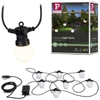 Paulmann 94165 Belysningssystem Plug&Shine LED-ljusslinga LED 1.4 W Varmvit Vit, Svart