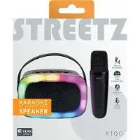 STREETZ K100 Karaoke Högtalare med mikrofon, 5W, black