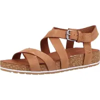 Timberland Women's Malibu Waves Ankle Strap Sandal Saddle