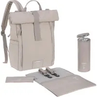 Lassig Skötväska - GRE Rolltop Up Backpack - Taupe - - One Size - Skötväska